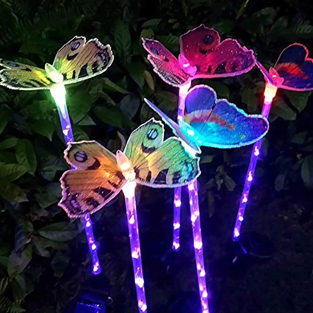 Solar Powered Butterfly Garden Lights